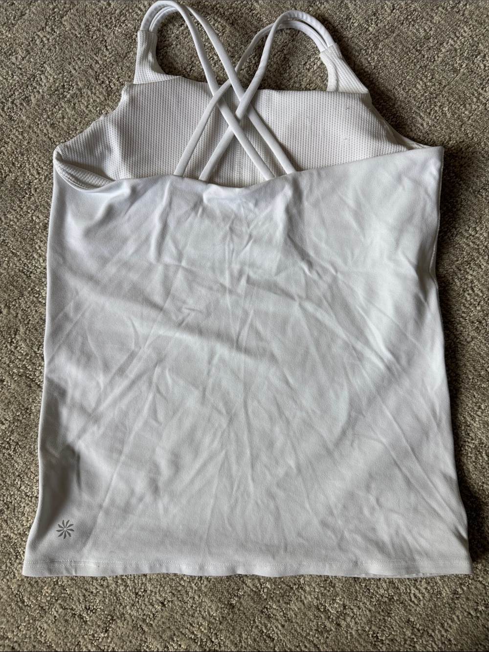 Athleta White Girls' Double-Strap Camisole Tank - Picture 3 of 4